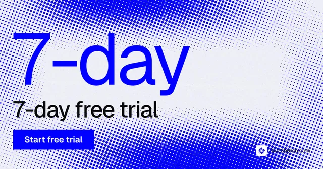 Social ad for BuzzBomb: "Distribution, solved." Swiss style, stat layout, light palette in blue, white.