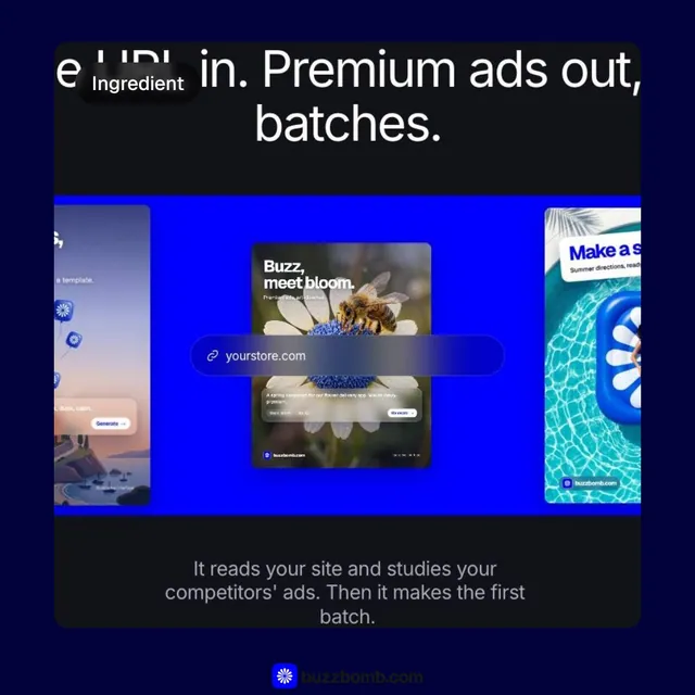 Video for BuzzBomb: "New batches each week". Before after wipe, 6.0 s, dark palette.
