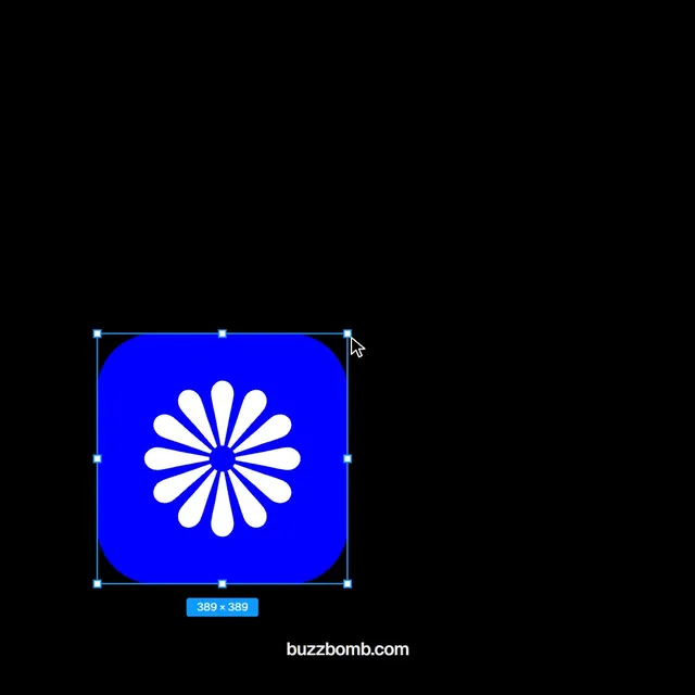 Video for BuzzBomb. Logo motion study, 6.0 s, dark palette.