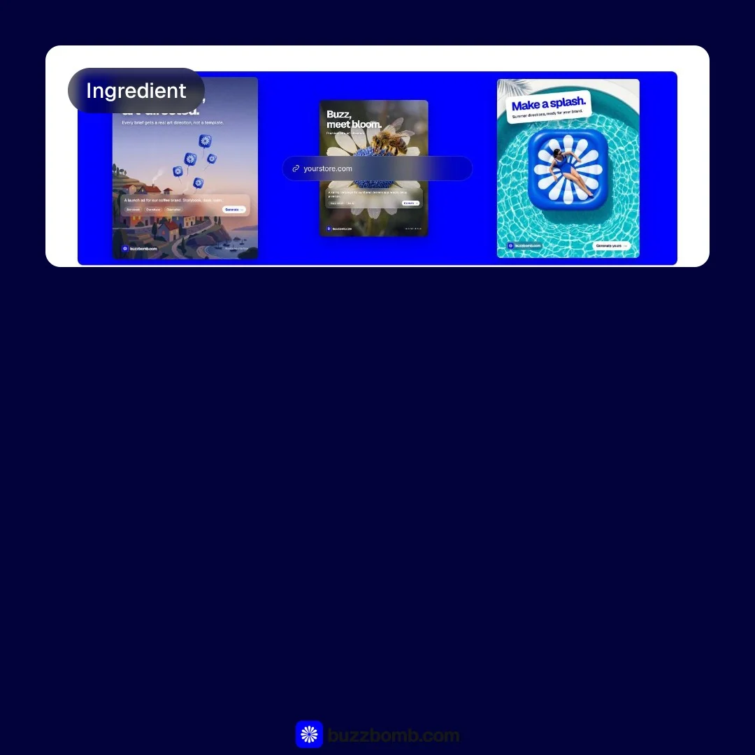 Video for BuzzBomb: "Watch buzzbomb.com run its own ads.". Before after wipe, 6.0 s, dark palette.