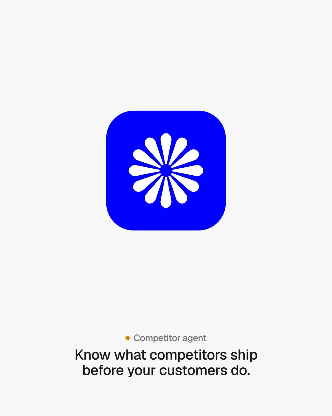 Video for BuzzBomb. Agent logo motion, 6.0 s, light palette.