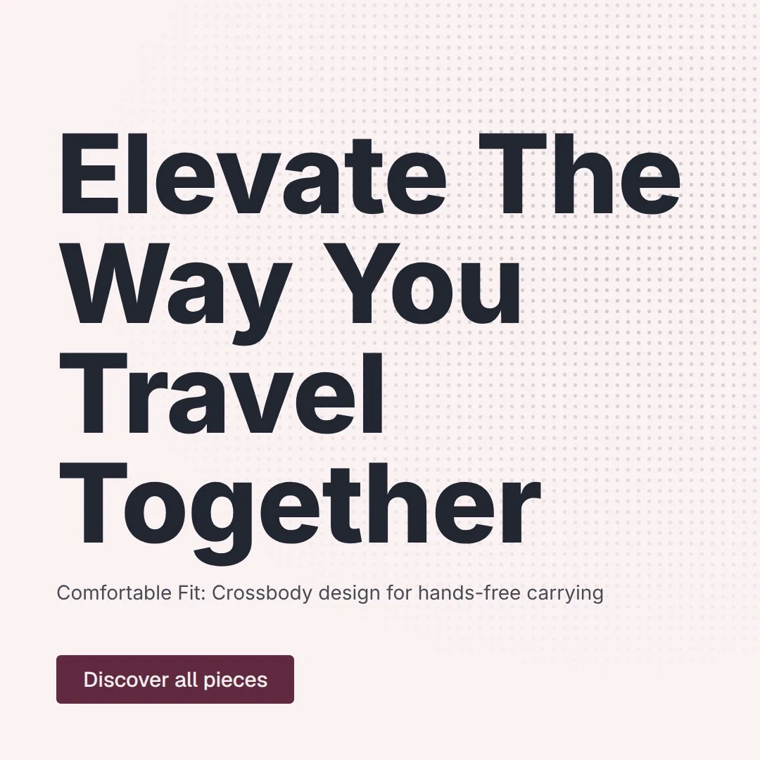Video for By Teddy: "Elevate The Way You Travel Together". Doc motion loop, 6.0 s, light palette.
