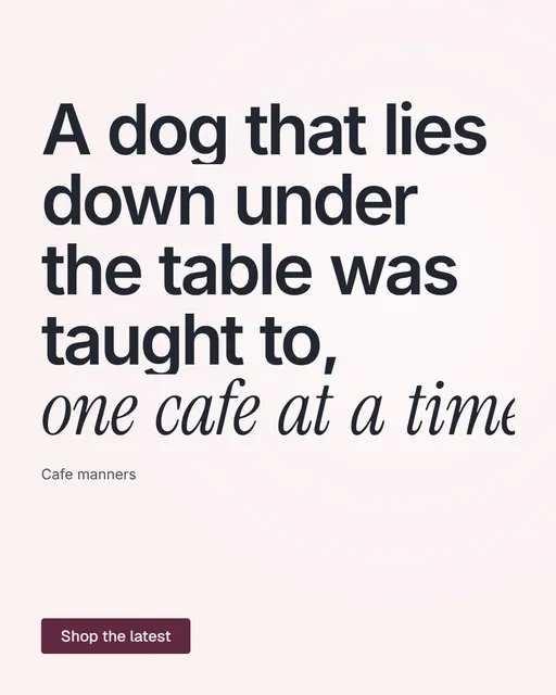 Video for By Teddy: "A dog that lies down under the table was taught to, one cafe at a time.". Doc motion loop, 7.0 s, light palette.