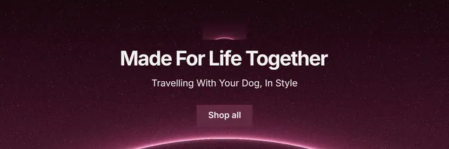 X header for By Teddy: "Made For Life Together". Swiss style, centred layout, dark palette in pink, black.