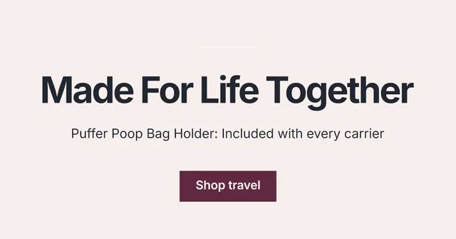 Social ad for By Teddy: "Made For Life Together". Swiss style, centred layout, light palette in white, grey.