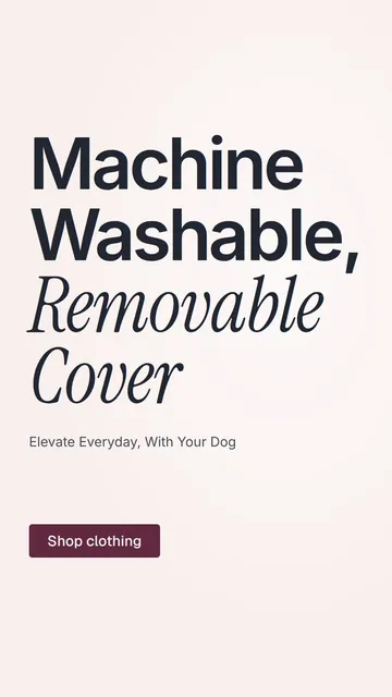 Video for By Teddy: "Machine Washable, Removable Cover". Doc motion loop, 6.0 s, light palette.