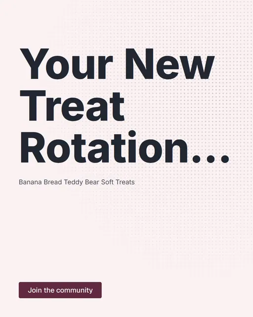 Video for By Teddy: "Your New Treat Rotation...". Doc motion loop, 8.0 s, light palette.