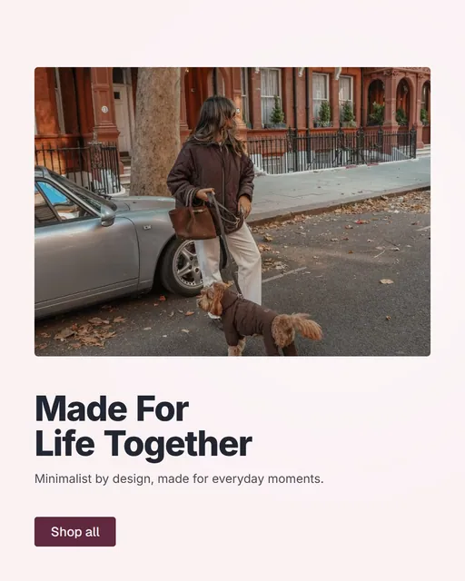 Video for By Teddy: "Made For Life Together". Doc motion loop, 6.0 s, light palette.