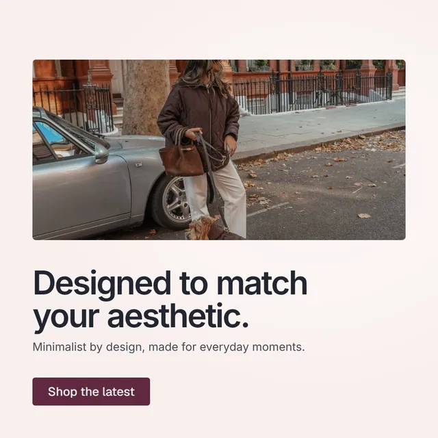 Video for By Teddy: "Designed to match your aesthetic.". Doc motion loop, 6.0 s, light palette.