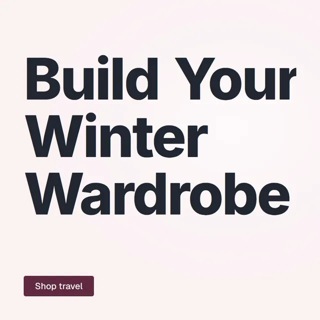 Video for By Teddy: "Build Your Winter Wardrobe". Doc motion loop, 8.0 s, light palette.