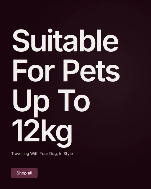 Video for By Teddy: "Suitable For Pets Up To 12kg". Doc motion loop, 6.0 s, dark palette.