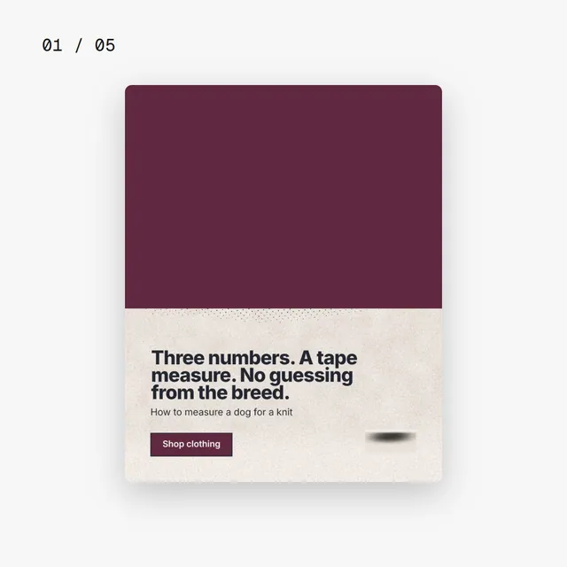 Video for By Teddy. Ad flipbook, 7.5 s, light palette.