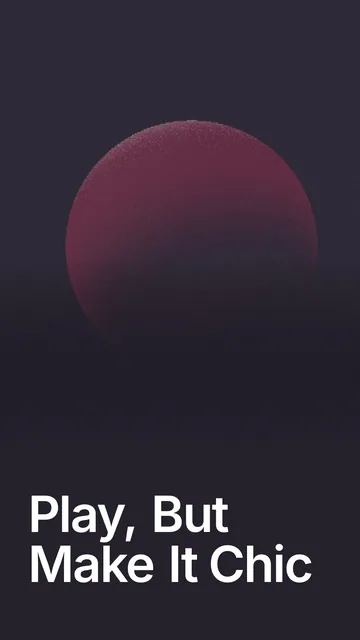 Video for By Teddy: "Play, But Make It Chic". Shader loop, 6.0 s, dark palette.