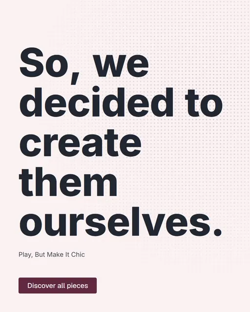 Video for By Teddy: "So, we decided to create them ourselves.". Doc motion loop, 6.0 s, light palette.