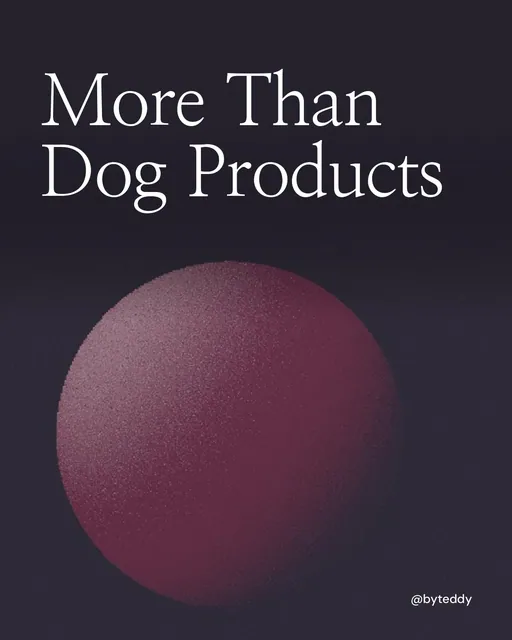 Video for By Teddy: "More Than Dog Products". Shader loop, 6.0 s, dark palette.