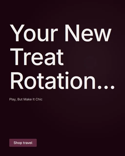 Video for By Teddy: "Your New Treat Rotation...". Doc motion loop, 6.0 s, dark palette.