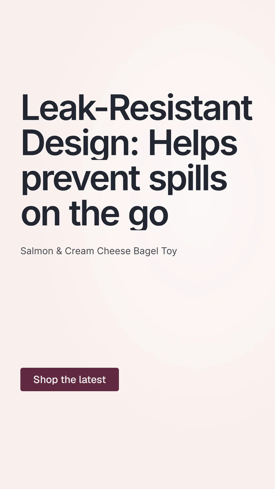 Video for By Teddy: "Leak-Resistant Design: Helps prevent spills on the go". Doc motion loop, 8.0 s, light palette.