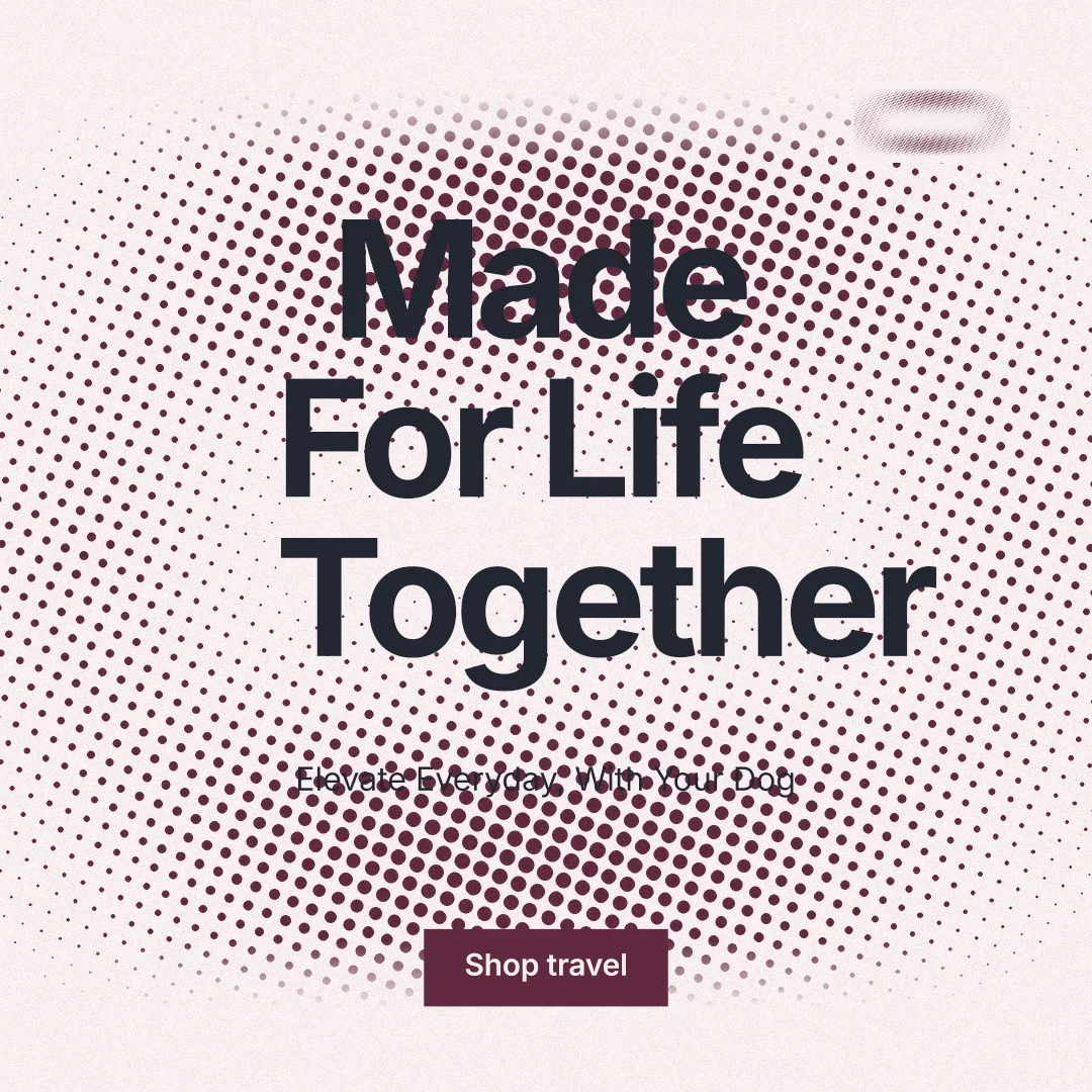 Instagram post for By Teddy: "Made For Life Together". Swiss style, centred layout, light palette in red, grey, white.