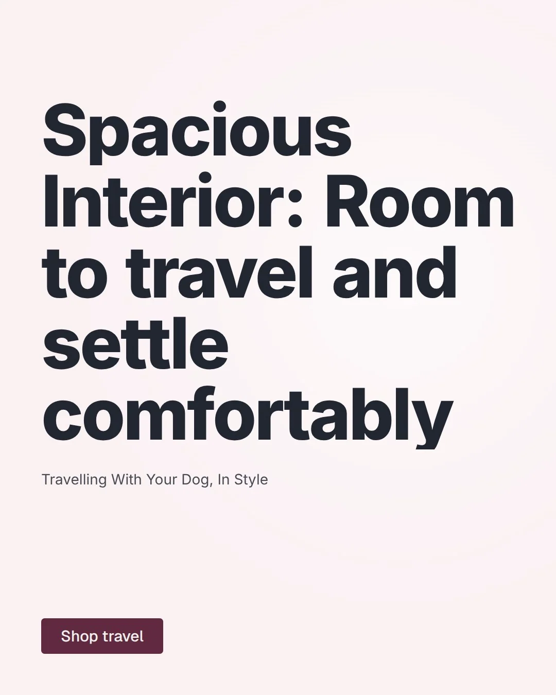Video for By Teddy: "Spacious Interior: Room to travel and settle comfortably". Doc motion loop, 8.0 s, light palette.