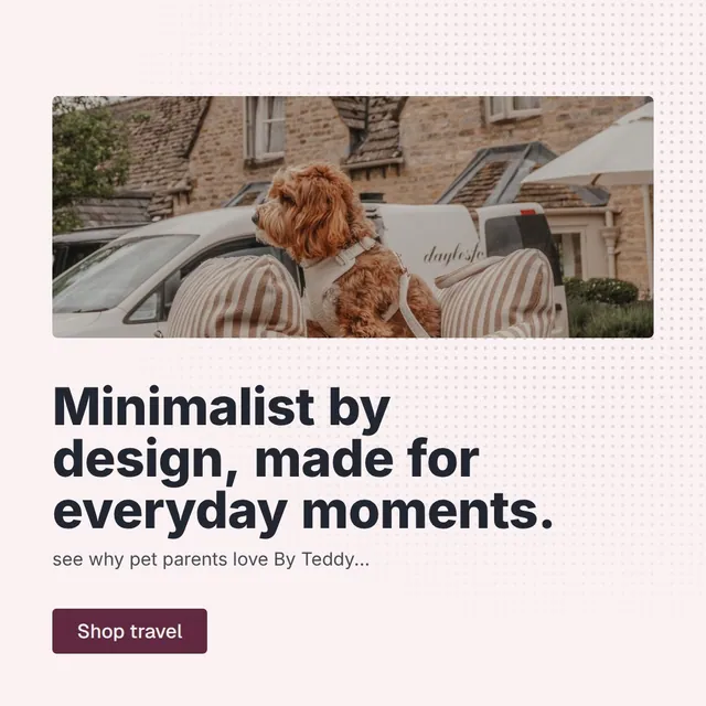Video for By Teddy: "Minimalist by design, made for everyday moments.". Doc motion loop, 6.0 s, light palette.