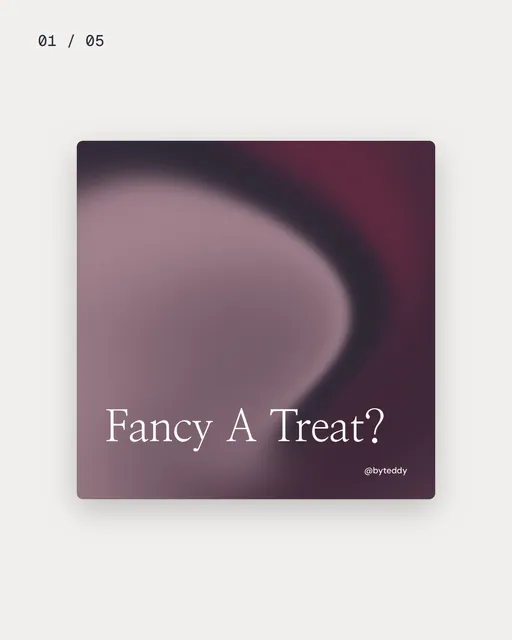 Video for By Teddy. Ad flipbook, 7.5 s, light palette.