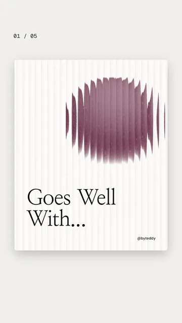 Video for By Teddy. Ad flipbook, 7.5 s, light palette.