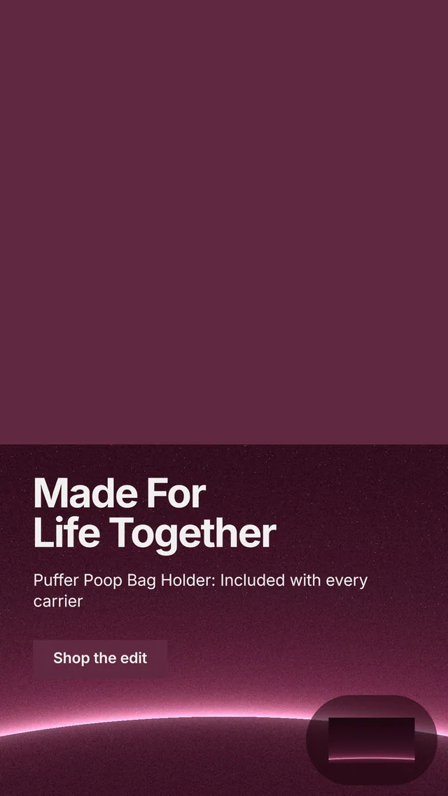 Instagram story for By Teddy: "Made For Life Together". Swiss style, bottom layout, dark palette in red, pink.
