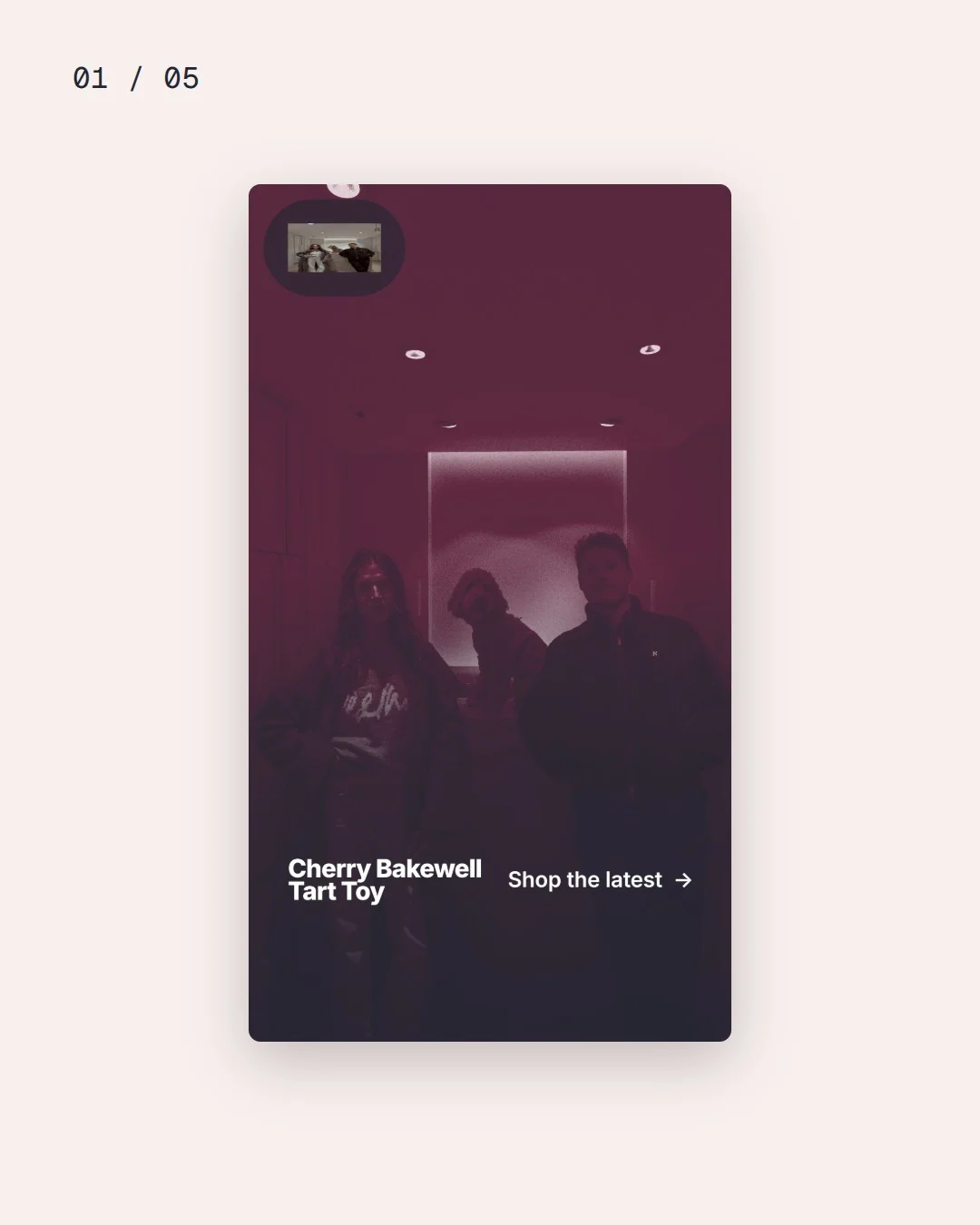 Video for By Teddy. Ad flipbook, 7.5 s, light palette.