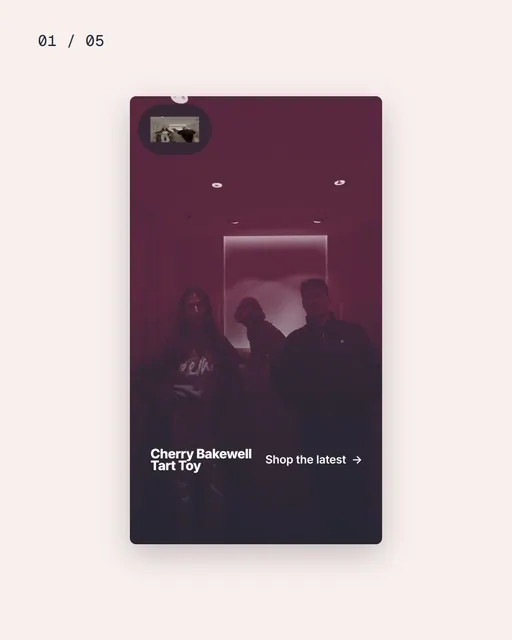Video for By Teddy. Ad flipbook, 7.5 s, light palette.