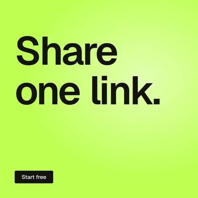 Video for contracts.io: "Share one link.". Doc motion loop, 6.0 s, light palette.