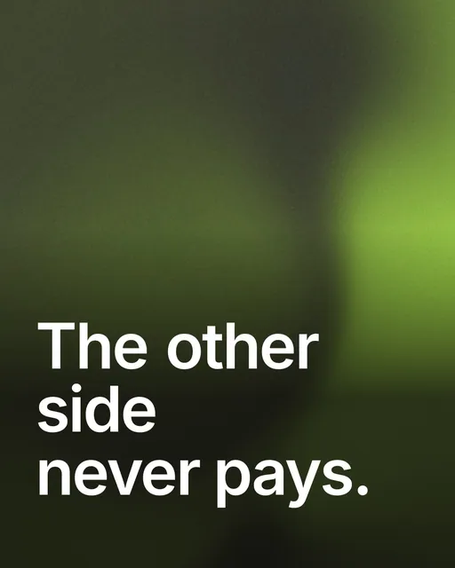 Video for contracts.io: "The other side never pays.". Shader loop, 6.0 s, dark palette.
