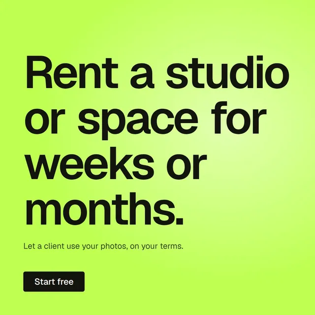 Video for contracts.io: "Rent a studio or space for weeks or months.". Doc motion loop, 7.0 s, light palette.