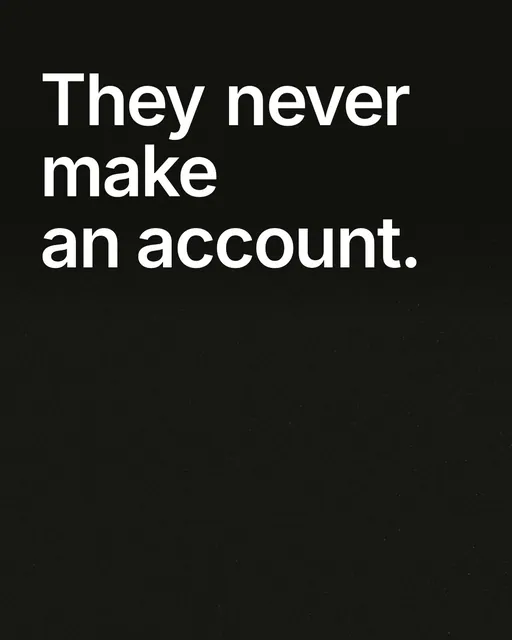 Video for contracts.io: "They never make an account.". Shader loop, 6.0 s, dark palette.