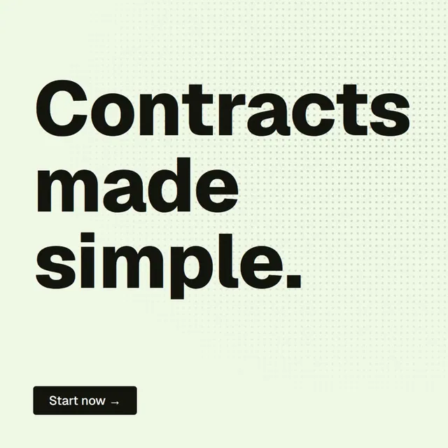 Video for contracts.io: "Contracts made simple.". Doc motion loop, 6.0 s, light palette.