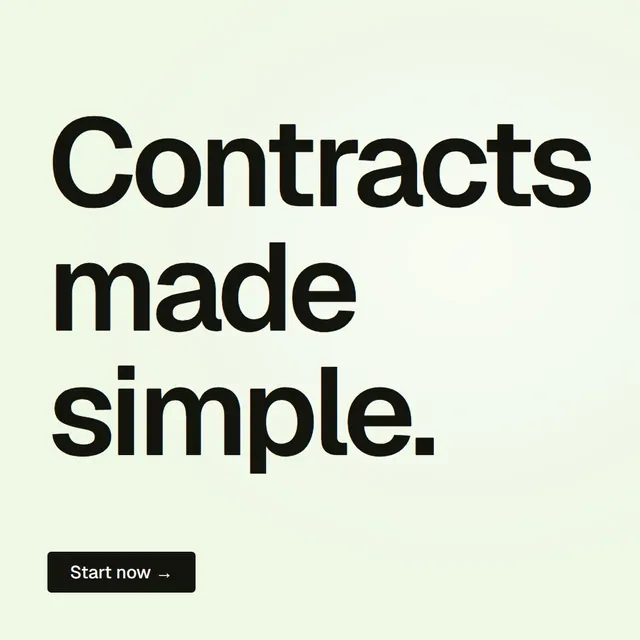 Video for contracts.io: "Contracts made simple.". Doc motion loop, 6.0 s, light palette.