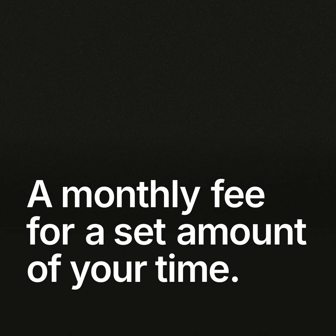 Video for contracts.io: "A monthly fee for a set amount of your time.". Shader loop, 6.0 s, dark palette.