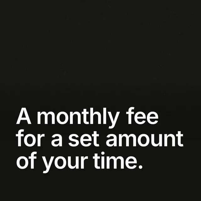 Video for contracts.io: "A monthly fee for a set amount of your time.". Shader loop, 6.0 s, dark palette.