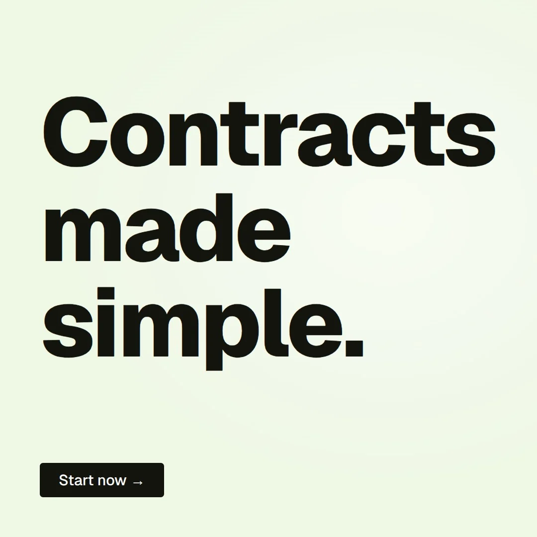 Video for contracts.io: "Contracts made simple.". Doc motion loop, 6.0 s, light palette.