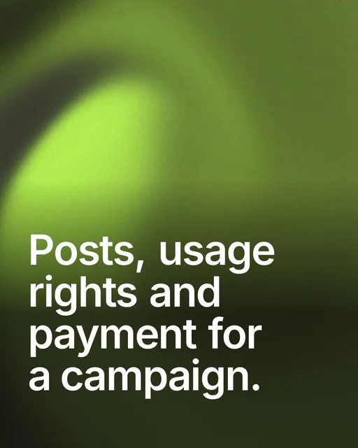 Video for contracts.io: "Posts, usage rights and payment for a campaign.". Shader loop, 6.0 s, dark palette.