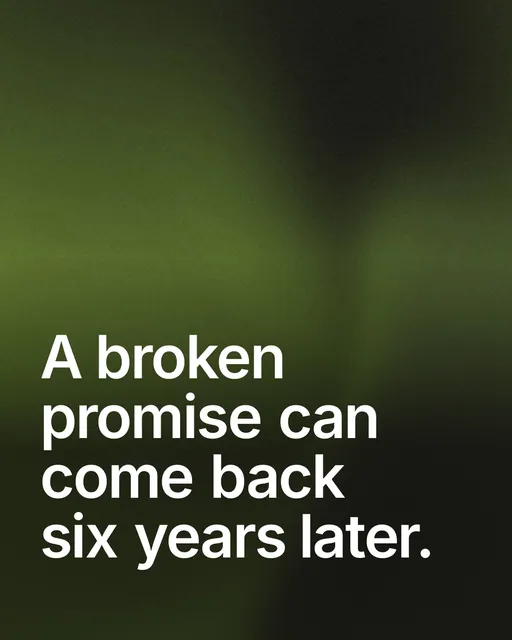 Video for contracts.io: "A broken promise can come back six years later.". Shader loop, 6.0 s, dark palette.