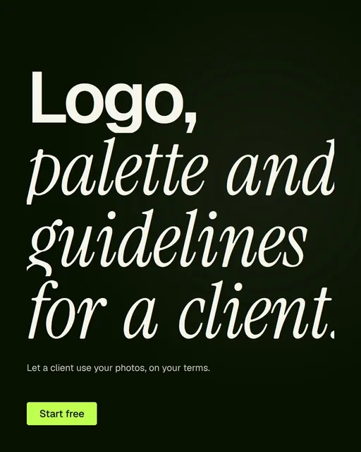 Video for contracts.io: "Logo, palette and guidelines for a client.". Doc motion loop, 8.0 s, dark palette.