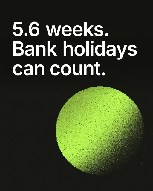 Video for contracts.io: "5.6 weeks. Bank holidays can count.". Shader loop, 6.0 s, dark palette.