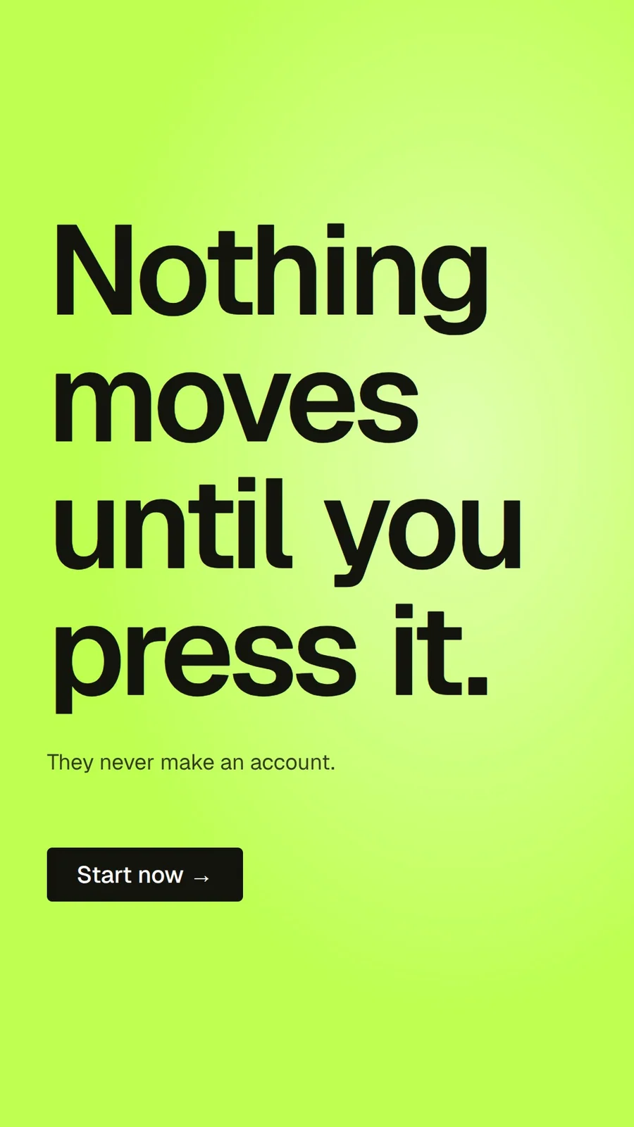 Video for contracts.io: "Nothing moves until you press it.". Doc motion loop, 6.0 s, light palette.