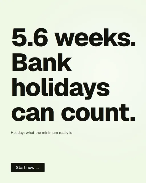 Video for contracts.io: "5.6 weeks. Bank holidays can count.". Doc motion loop, 7.0 s, light palette.
