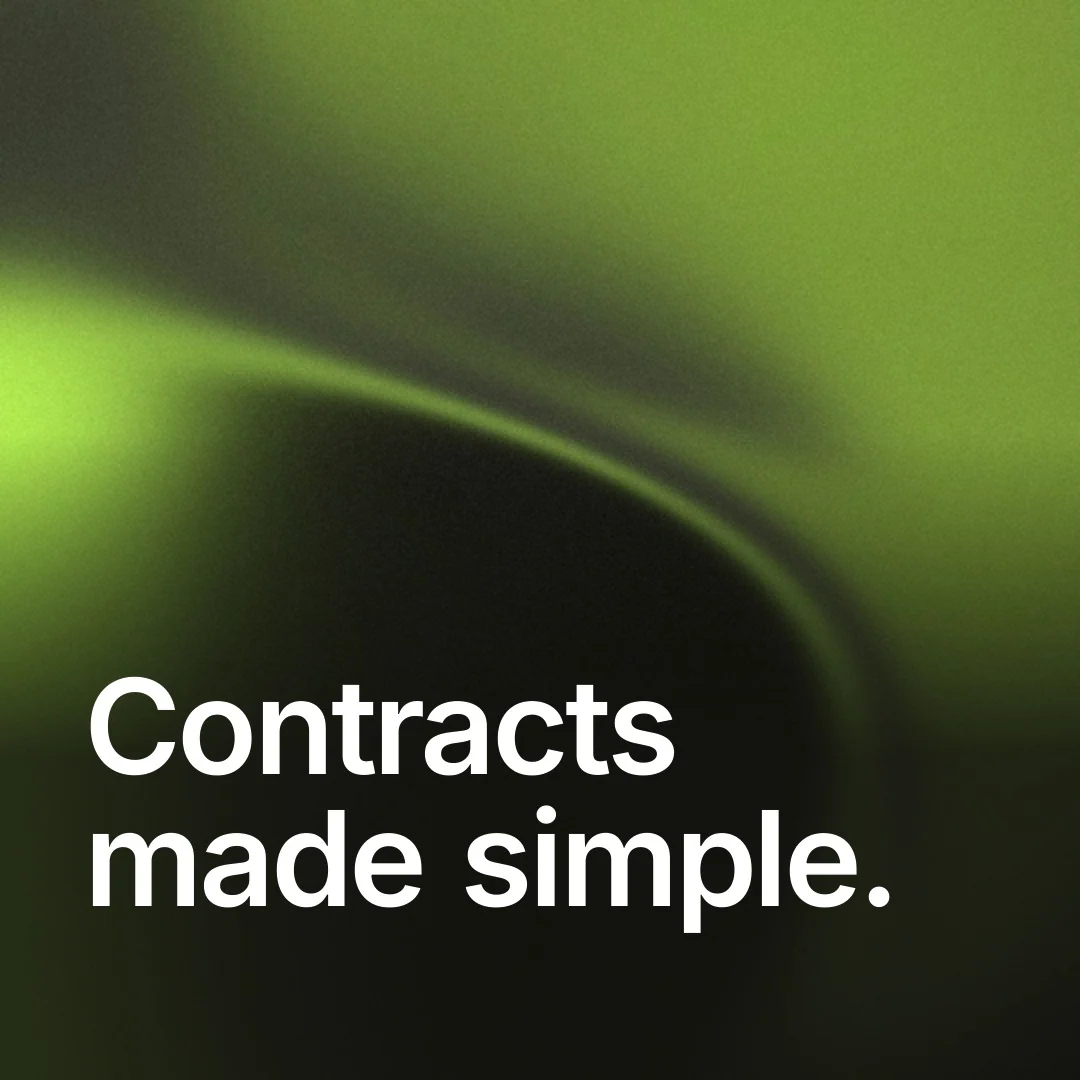 Video for contracts.io: "Contracts made simple.". Shader loop, 6.0 s, dark palette.