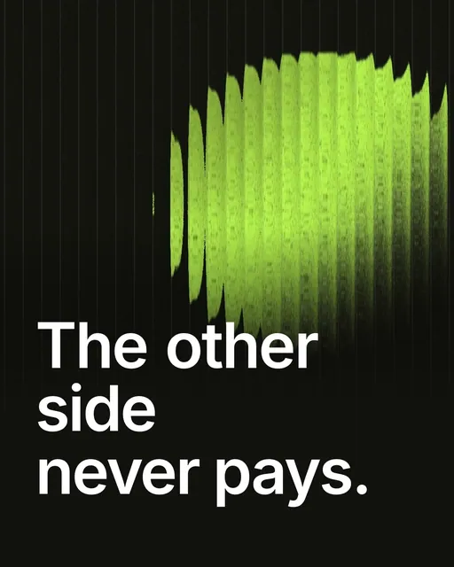 Video for contracts.io: "The other side never pays.". Shader loop, 6.0 s, dark palette.