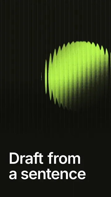 Video for contracts.io: "Draft from a sentence". Shader loop, 6.0 s, dark palette.