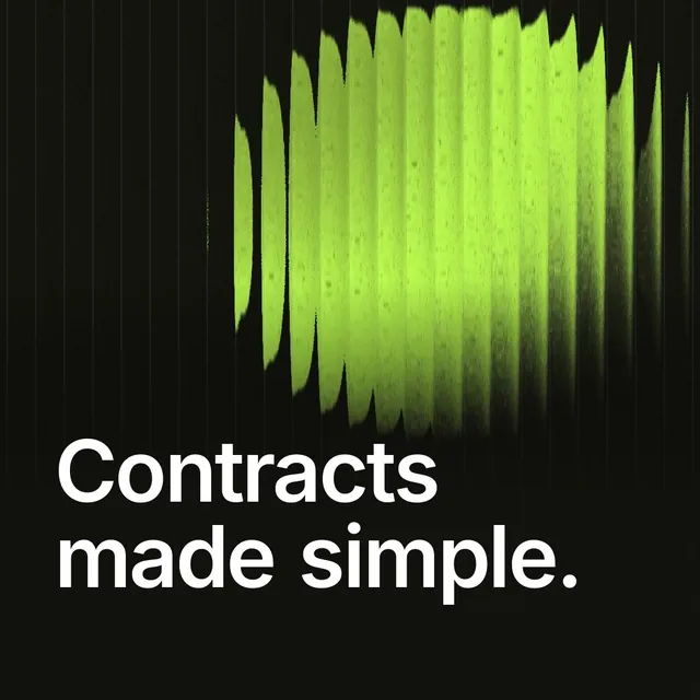 Video for contracts.io: "Contracts made simple.". Shader loop, 6.0 s, dark palette.