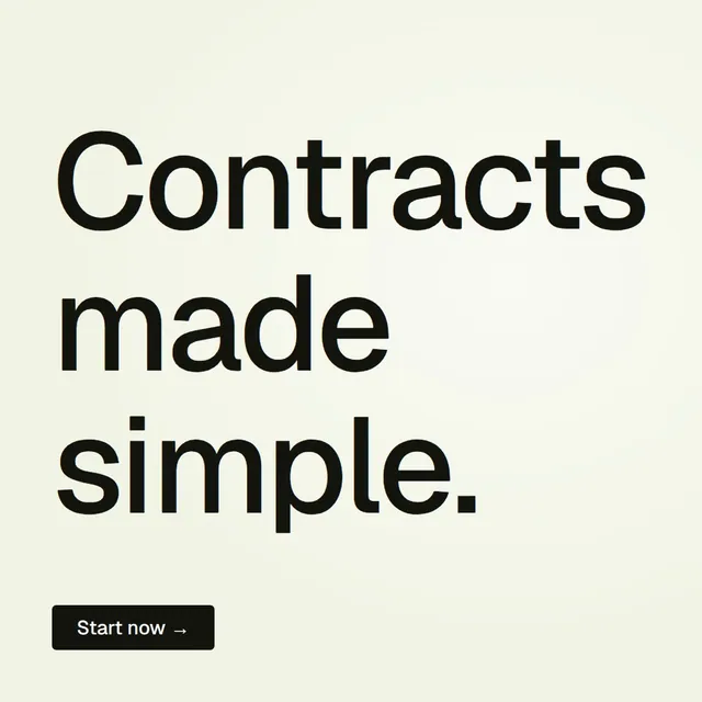 Video for contracts.io: "Contracts made simple.". Doc motion loop, 7.0 s, light palette.