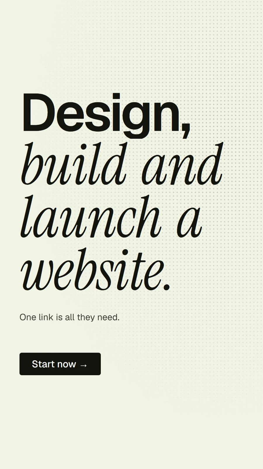 Video for contracts.io: "Design, build and launch a website.". Doc motion loop, 8.0 s, light palette.